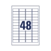 Obrázek Etikety Avery-Zweckform - Odnímatelné 45,7 x 21,2 mm - bílá A4 / 25+5 archů 