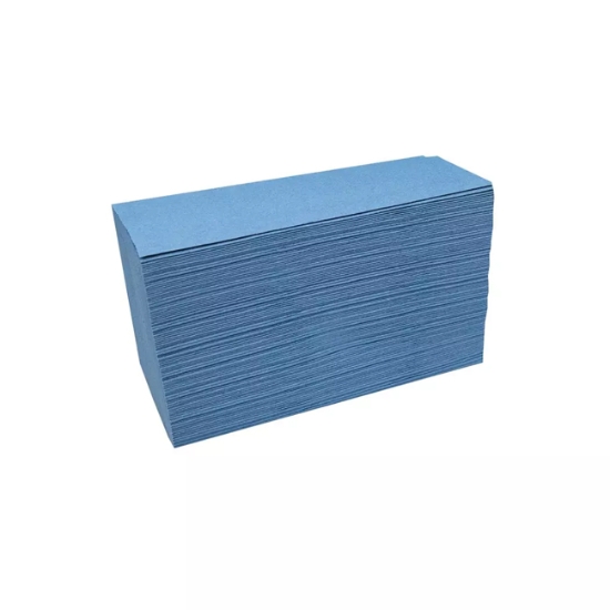 Obrázek Ručník papírový skládaný Katrin Basic "ZZ" blue recykl - modrý 5000 ks (362200)