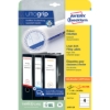 Obrázek Etikety Avery-Zweckform - Na pořadače 61 x 192 mm/ bílá 25+5 archů