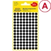 Obrázek Etikety Avery-Zweckform - Označovací kolečka ø 8 mm - černá / 416ks