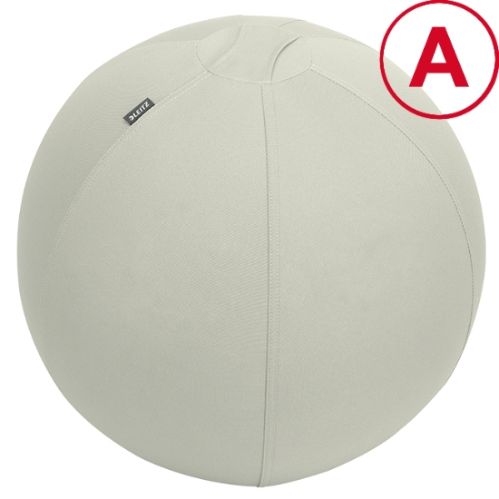 Obrázek Míč gymnastický na sezení Leitz Ergo s těžítkem proti odkutálení 55cm sv. šedý