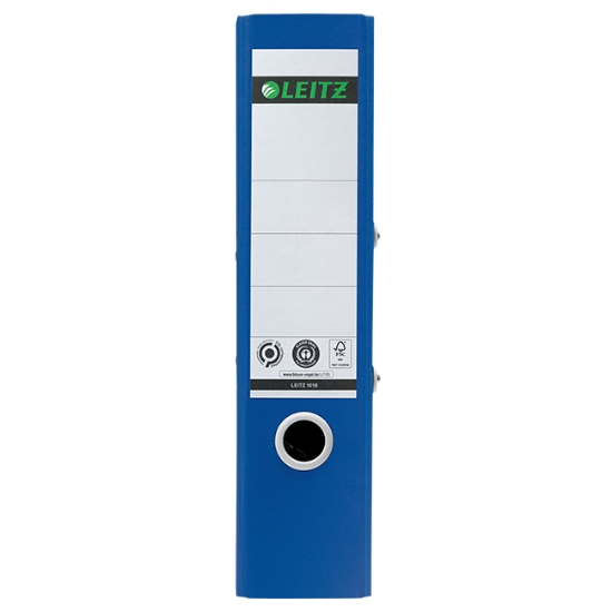 Obrázek Pořadač pákový ekologický Leitz 180° RECYCLE, 80 mm modrý