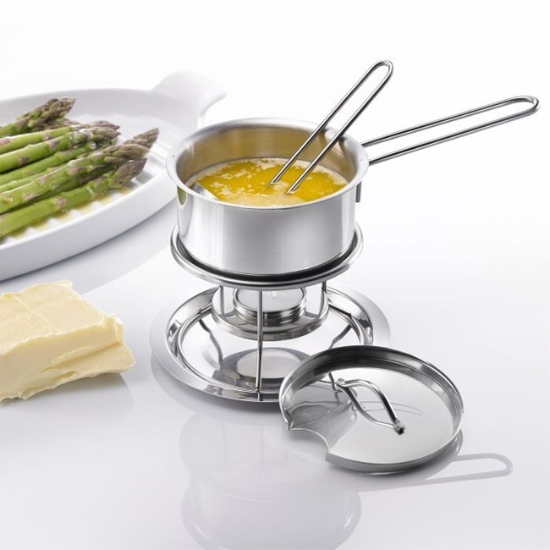 Obrázek Set rendlíku 375 ml a ohříváčku na máslo nebo omáčku / 4 díly