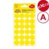 Obrázek Etikety Avery-Zweckform - Označovací kolečka ø 18 mm - žlutá / 96ks