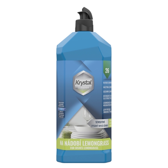Obrázek Prostředek na nádobí Krystal 750 ml - lemongrass